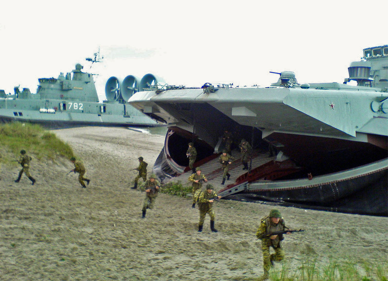 малый десантный корабль на воздушной подушке (МДКВП) «Мордовия»