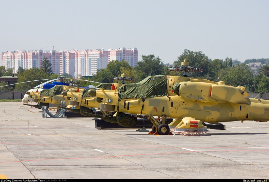  В Ирак доставлена очередная партия Российских ударных вертолётов 