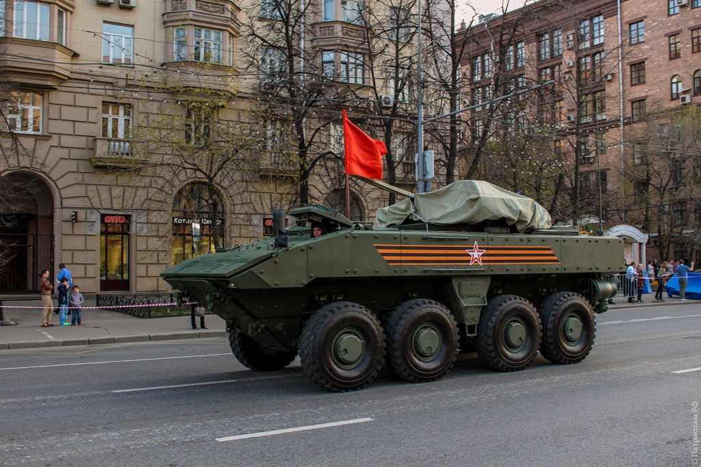 БТР ВПК-7829 на базе универсальной колёсной платформы «Бумеранг»