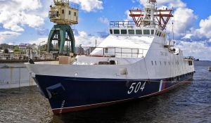 Погранслужба Крыма получила боевой катер проекта "Изумруд"