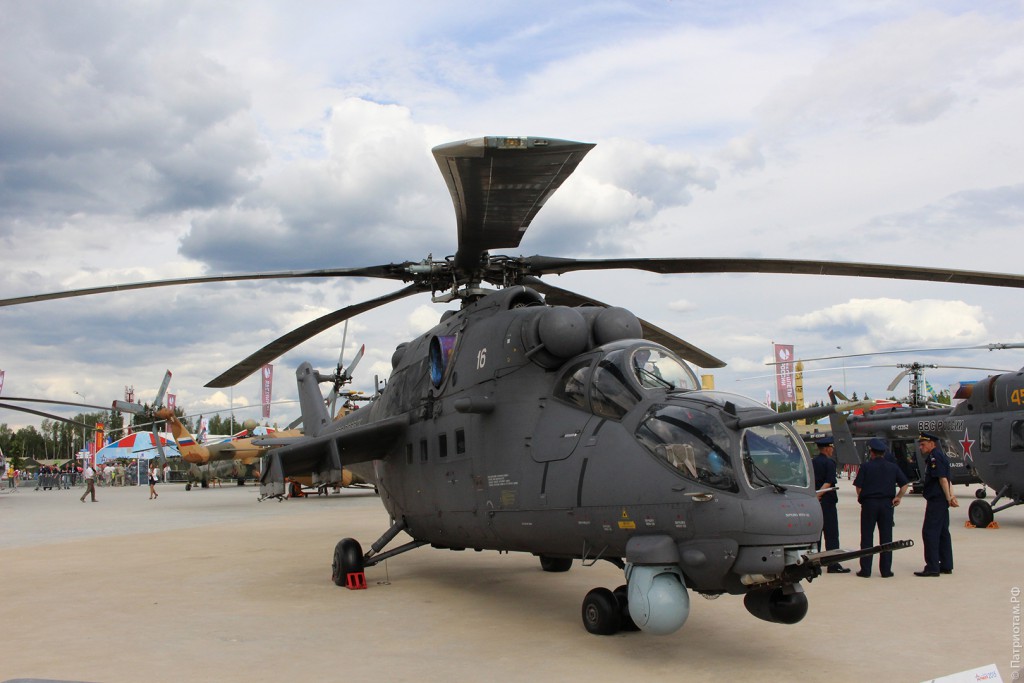 Многоцелевой ударный вертолет "Ми-35М".