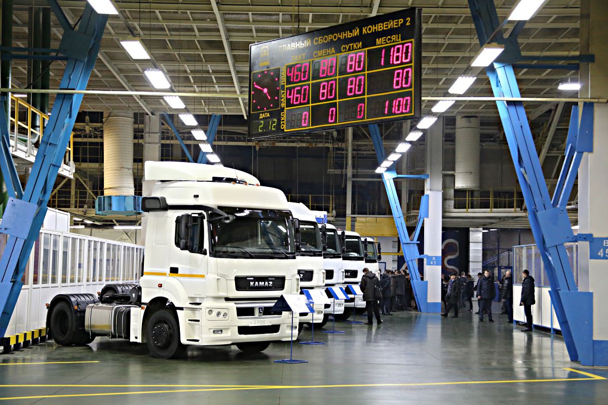 Меньше чем за год «КАМАЗ» удвоил экспорт