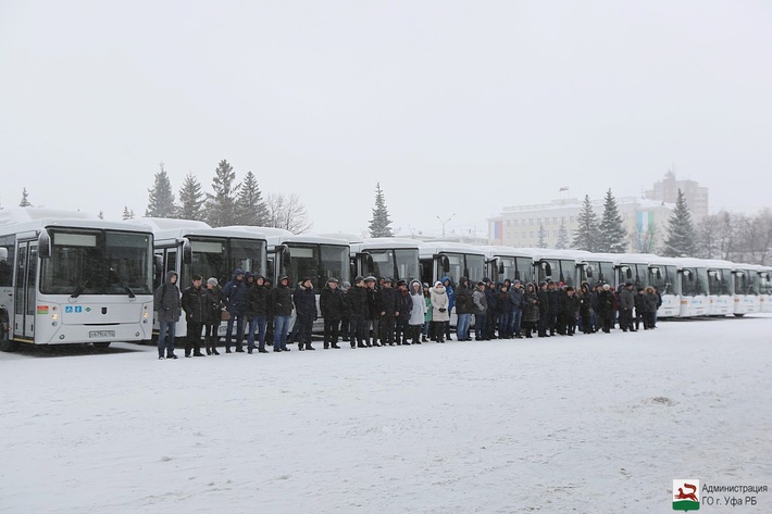 Муниципалитеты Башкортостана получили 22 новых автобуса на газомоторном топливе