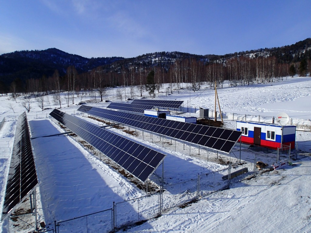 Солнечная электростанция в Чите