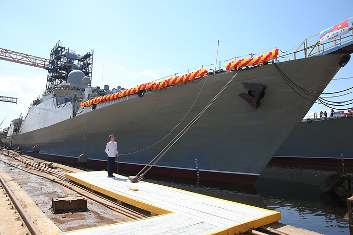 В Татарстане построили четвертый фрегат "Гепард" для ВМФ Вьетнама
