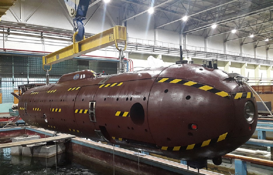 Появились фото первого опытного образца беспилотного подводного аппарата «Клавесин-2Р-ПМ»