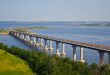 Движение транспорта в тестовом режиме открыли по новому мосту через Каму в Татарстане