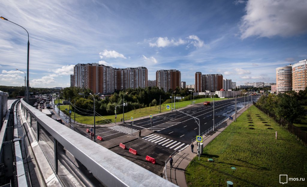 В Москве открыли эстакаду на Липецкой улице