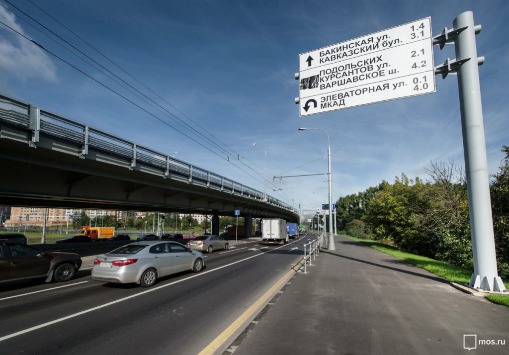 В Москве открыли эстакаду на Липецкой улице