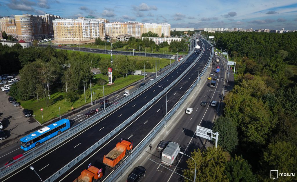 В Москве открыли эстакаду на Липецкой улице