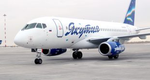 Авиакомпания «Якутия» получила новый Сухой Суперджет 100
