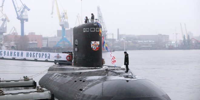 ВМФ России получило новую подводную лодку Великий Новгород2