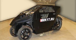 Всепогодный гибрид мотоцикла и автомобиля для передвижения в пробках - MK-17