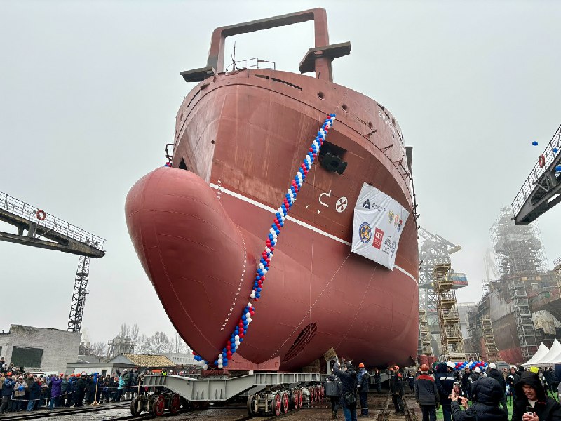 Запуск нового морозильного траулера «Виктор Гаврилов»