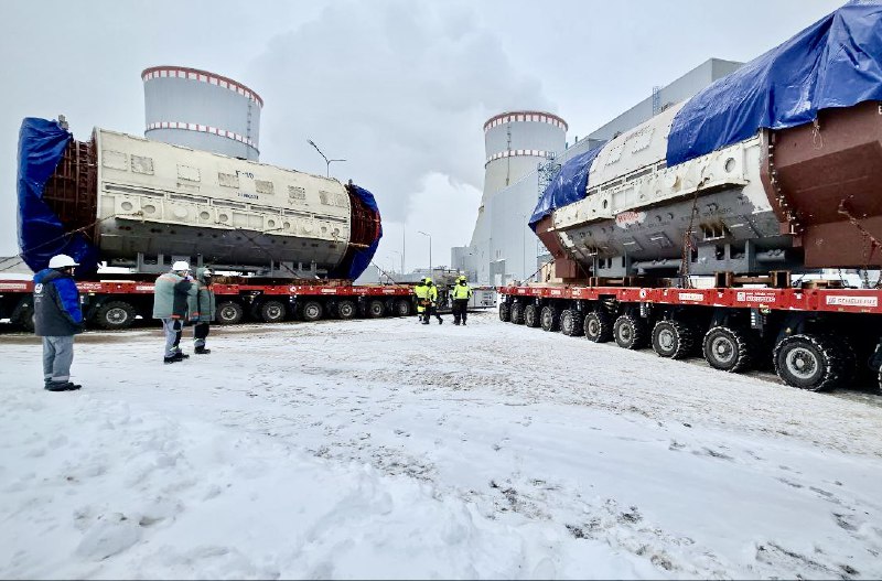 Обновление генератора на Ленинградской АЭС