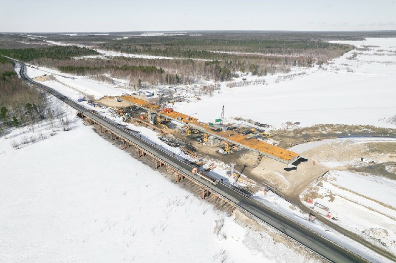 Строительство второго моста через Обь в Сургуте: последние новости