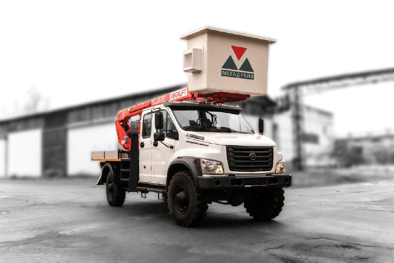 Новый автогидроподъемник от Мега Драйв на выставке KazanEnergyExpo 2025