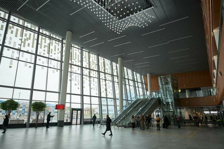 Открытие обновлённого терминала в аэропорту Рощино Тюмень