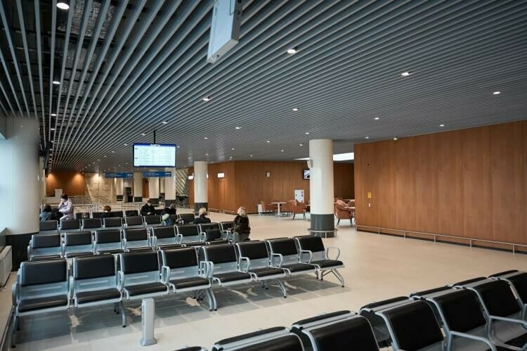 Открытие обновлённого терминала в аэропорту Рощино Тюмень