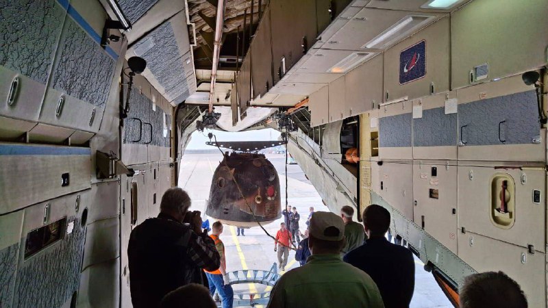Процесс обработки капсулы «Союз МС-26» после приземления и её техническое исследование