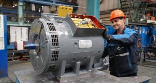 Производство первых отечественных электродвигателей ДТА-170 для метро