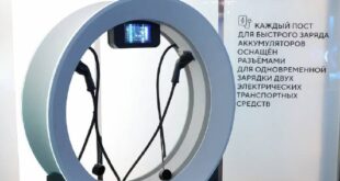 Концептуальная зарядная станция Hyper представлена на выставке «Россия»