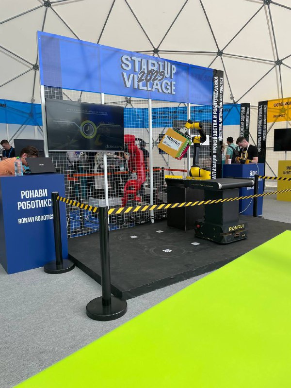 Российские логистические роботы группы «РОСНАНО» продемонстрированы на Startup Village