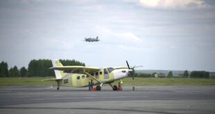 Испытания системы аварийного покидания на учебном самолете УТС-800