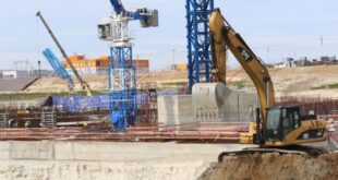 Завершение укладки фундамента и подготовка к строительству нового энергоблока Ленинградской АЭС-2