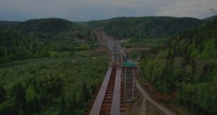 На Южном Урале завершено надвигание пролетов на крупнейшей эстакаде