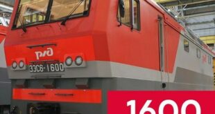 Передача электровоза 3ЭС6 «Синара» от завода «Уральские локомотивы» РЖД