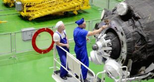 Последний взгляд на космический грузовик «Прогресс МС-31» перед стартом