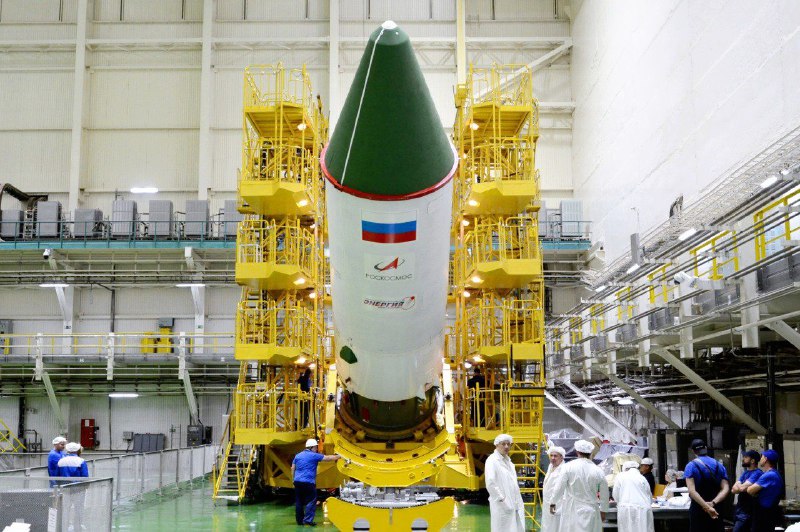 Последний взгляд на космический грузовик «Прогресс МС-31» перед стартом