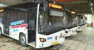 В Новоуральске запустили новые автобусы КАМАЗ