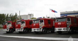 Новые КАМАЗы для пожарных подразделений Казаньоргсинтез