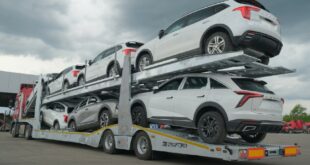 Запуск нового полуприцепа-автовоза на заводе Смартэко