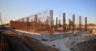 Строительство вентиляторных градирен на Ростовской АЭС