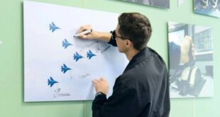 Визит пилотажной группы «Русские Витязи» на ОДК-УМПО