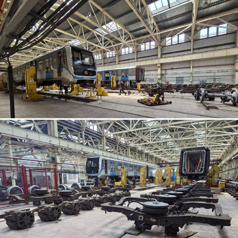 Завершение ремонта вагонов метро для Казанского метрополитена