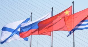 Совместные военно-морские учения России и Китая в Японском море
