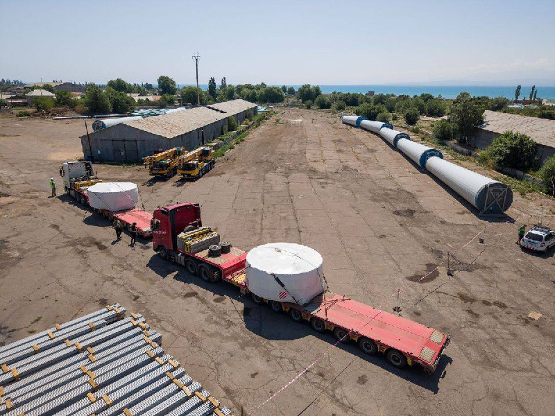 Поставка компонентов для ветропарка «Росатома» в Киргизию