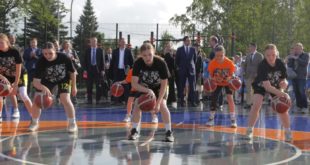 Открытие первого Центра уличного баскетбола в Свердловской области