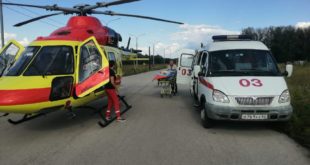 Эвакуация пострадавших в Рязанской области после взрыва