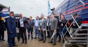 Визит руководства РЖД на международный железнодорожный салон