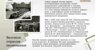 Вклад танкостроительной отрасли в послевоенное восстановление страны