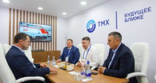 Визит Александра Морозова на Международный железнодорожный салон