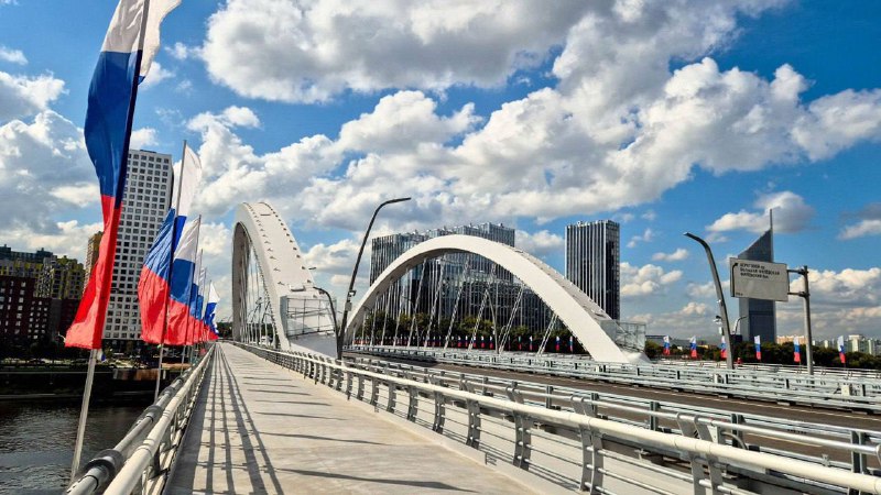 Открытие моста имени Академика Королёва в Москве