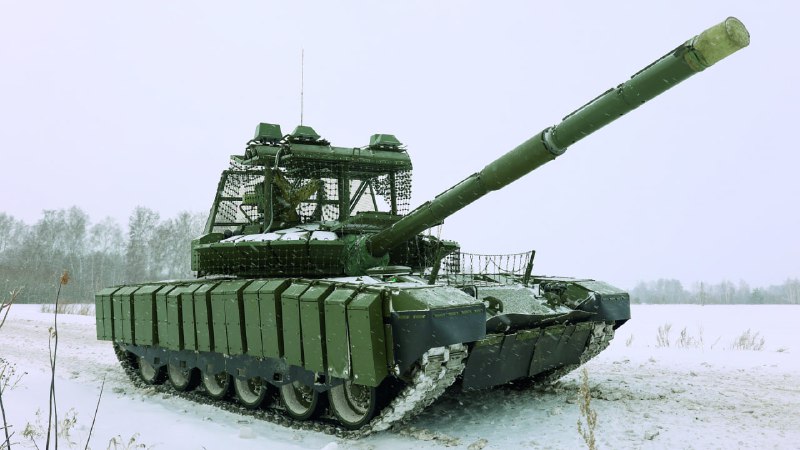 Шасси танка Т-80 для арктических условий