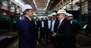 Посещение министра промышленности и торговли РФ предприятия 'Лугамаш'