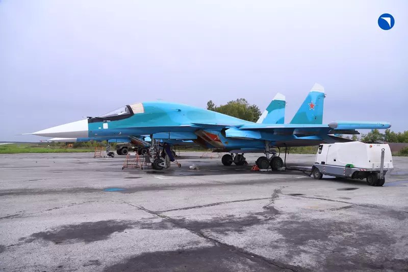 Передача новой партии Су-34 для ВКС России